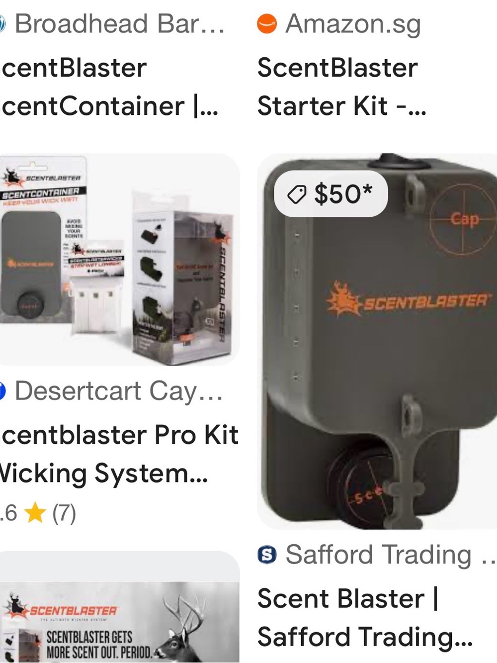 NIB 5 SCENTBLASTER Hunting Scent Dispenser with Rope. - Picture 3 of 10